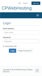 Mobile Screenshot of cpwebhosting.com